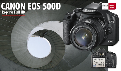 Canon EOS 500D - krci w Full HD