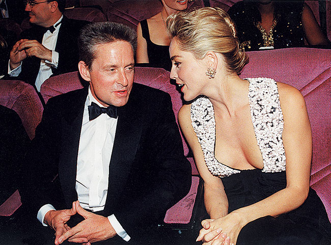 Sharon Stone i Michael Douglas