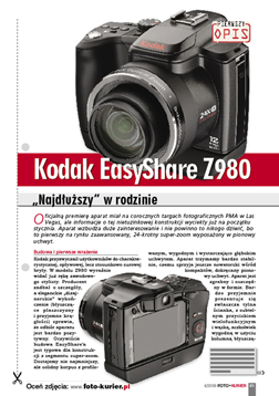 Kodak docza do grona superzoomów, ale jak zwykle lubi si wyrónia…