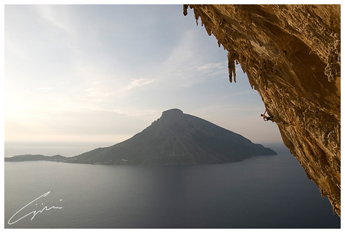 „Kuba Jodowski na drodze Aegialis na Kalymnos”