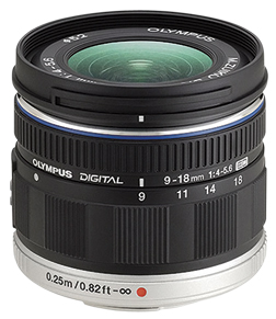 Olympus M Zuiko Digital ED 9–18 mm f/4–5,6 