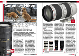 Canon czy Nikon 70-200 mm f/2,8
