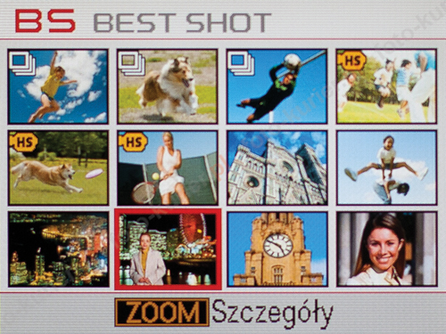 W Casio znajdziemy tryb „Best Shot”