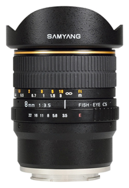 Samyang 8 mm f/3,5 Fish-eye CS VG10