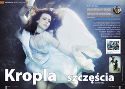 Kropla szczcia pod wod