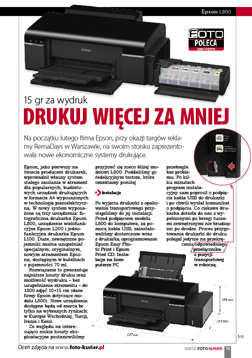 Epson - drukuj wicej za mniej