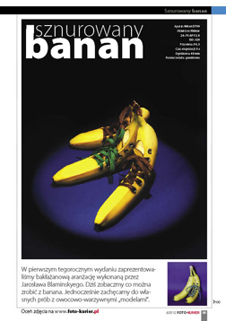 Sznurowany banan