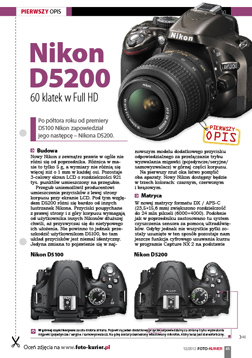 Nikon D5200 - 60 klatek w Full HD