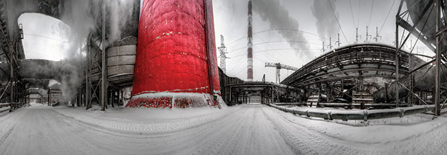 Elektrownia weglowa w centralnej czci Rosji. Zdjcie przyjte na The International Foto-Pein 6 w 2012 roku.