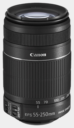 55–250 mm od Canona