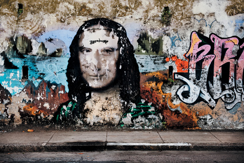 Mural na jednej ze cian Rio de Janeiro