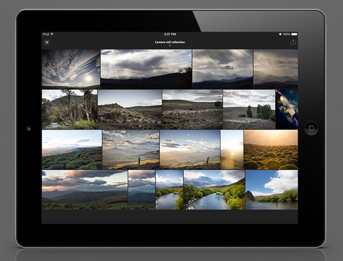 Adobe Lightroom na iPady