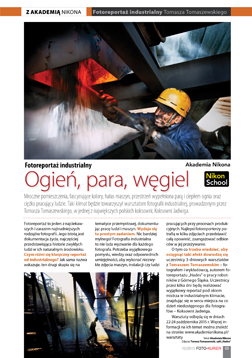 Fotoreporta industrialny - Ogie, para, wgiel