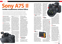 Sony A7s II - krótko oczekiwana zmiana kilera