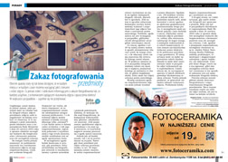 Zakaz fotografowania – przedmioty
