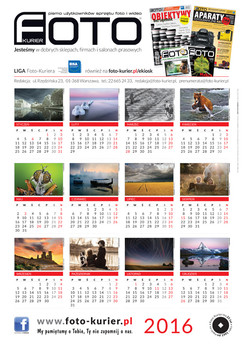 Kalendarz Foto-kurier 2016