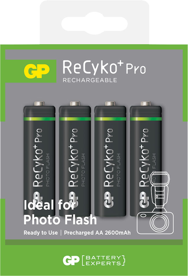 Akumulatory GP ReCyko+ Pro Photo Flash – seria profesjonalna