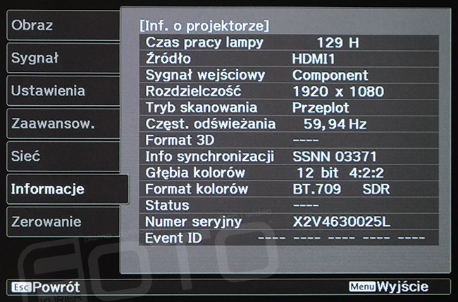 Epson EH-TW9300W - najlepszy projektor kina domowego EISA 2017-2018 - TEST z Foto-Kuriera 8-9/17