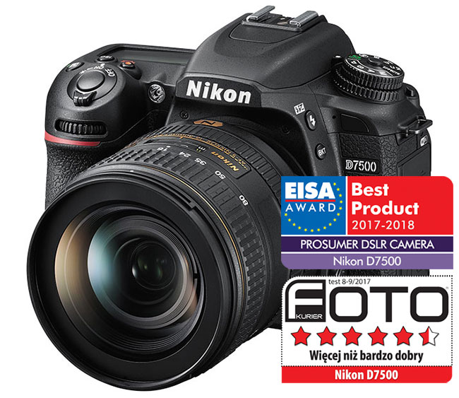 TEST Nikon D7500 - rozwój uhonorowany nagrod EISA - TEST z Foto-Kuriera 8-9/17