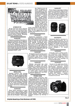 25 lat temu w Foto-Kurierze