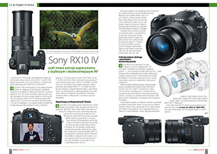 Sony RX10 IV czyli nowa wersja superzoomu z szybszym i skuteczniejszym AF