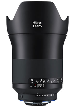 Nowy obiektyw Zeissa – Milvus 25 mm f/1,4