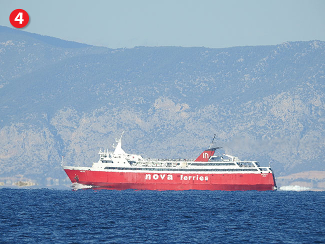 1/640 s; f/5,6; ISO 100; f=800 mm Statek by oddalony odnaszego jachtu ook. 20 mil morskich. fot. Sylwek Zacheja