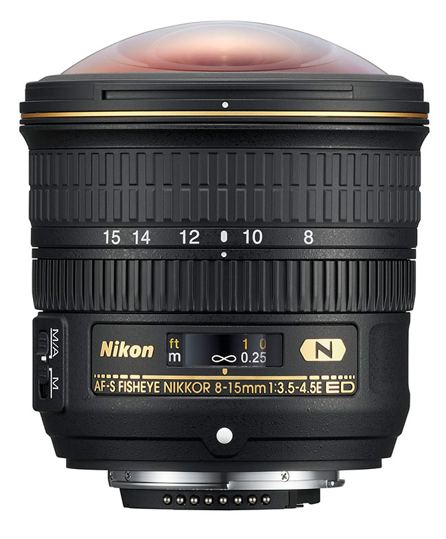 AF-S FISHEYE NIKKOR 8–15 mm f/3,5–4,5E ED.