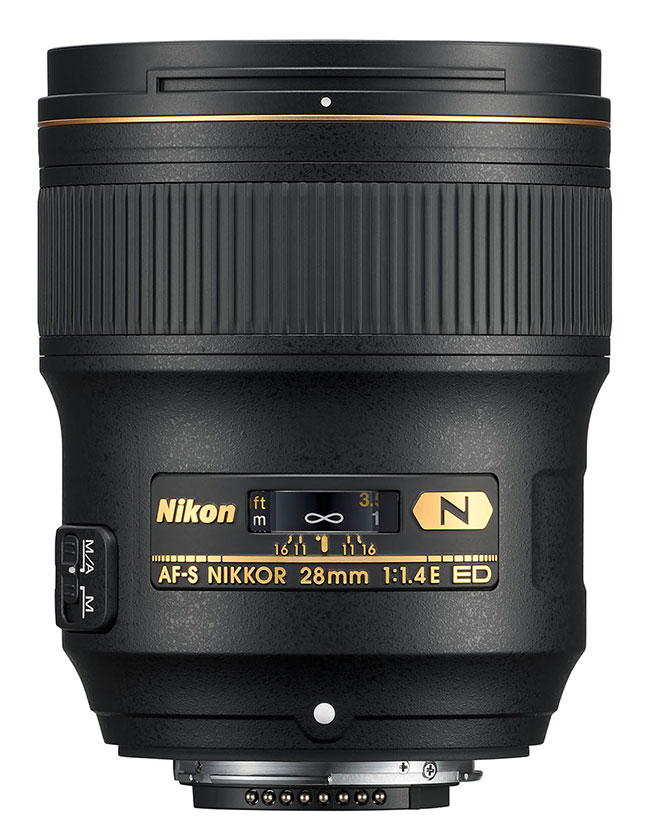 AF-S NIKKOR 28 mm f/1,4E ED.