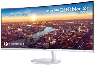 Pierwszy zakrzywiony Samsung QLED z portem Thunderbolt 3