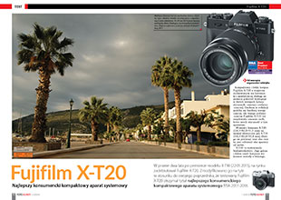 Fujifilm X-T20 - najlepszy konsumencki kompaktowy aparat systemowy