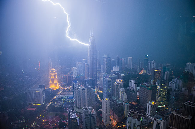 Kuala Lumpur, Malezja.  Jedna z&nbsp;800 pr&oacute;b wykonania tego zdj�cia. 