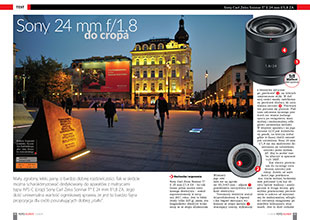 Sony 24 mm f/1,8 do cropa