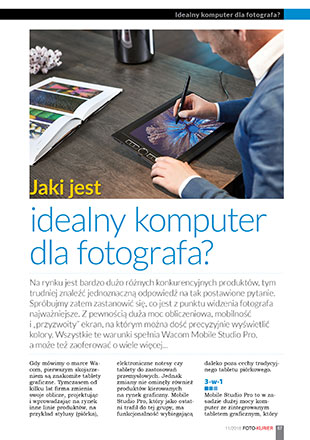 Jaki jest idealny komputer dla fotografa?