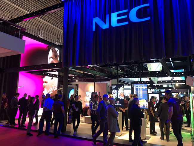 Innowacyjne technologie i produkty NEC na ISE 2018