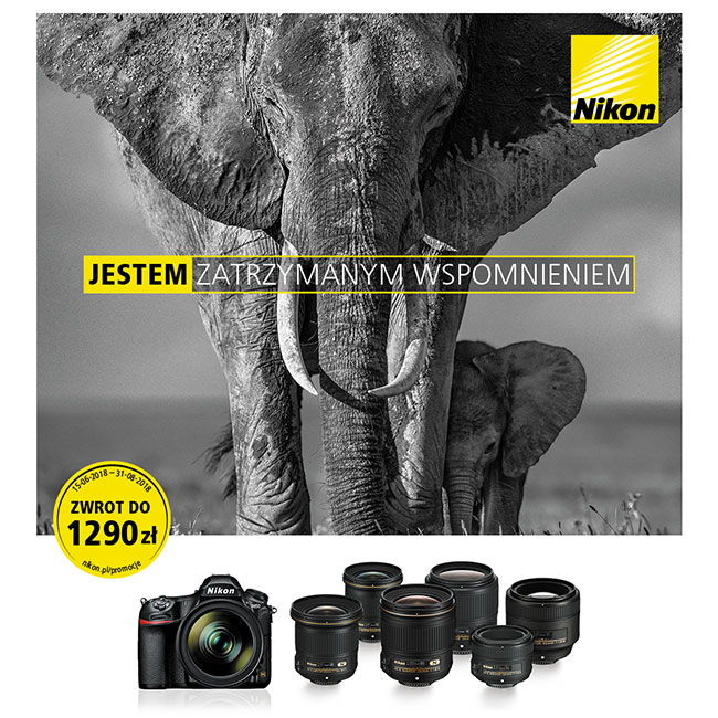Promocja Nikon cashback – „Jestem Zatrzymanym Wspomnieniem”