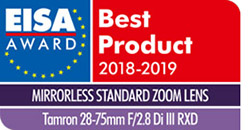 Tamron 28-75 mm f/2,8 Di III RXD EISA 2018-2019
