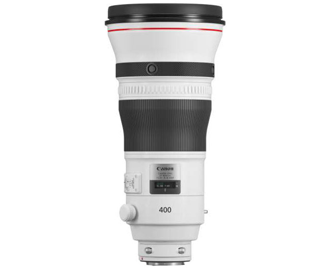 Canon EF 400 mm f/2,8, Canon EF 600 mm f/4, Canon EF-M 32 mm STM f/1,4