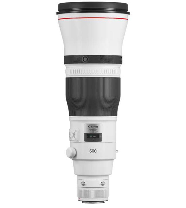 Canon EF 400 mm f/2,8, Canon EF 600 mm f/4, Canon EF-M 32 mm STM f/1,4