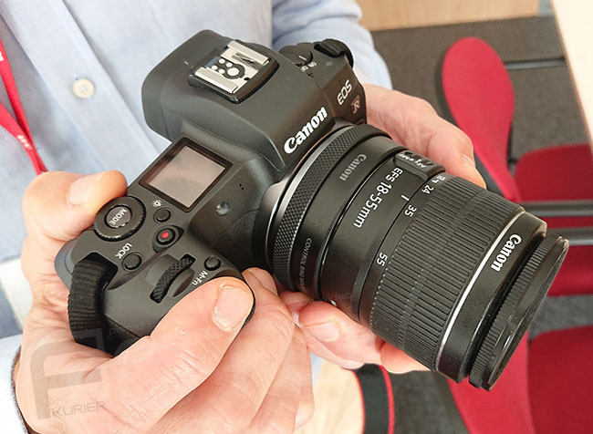 Canon EOS R - wizjer i porównanie z Sony