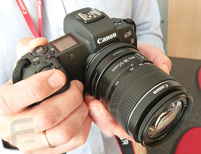 Canon EOS R - wizjer i porównanie z Sony