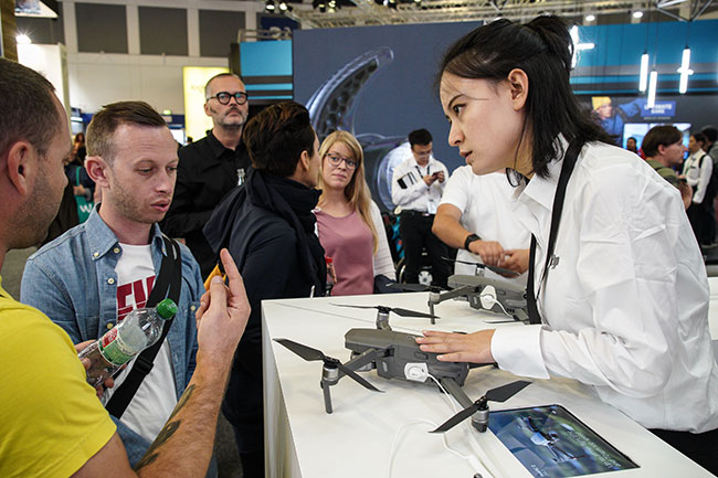 IFA 2018 - o fotografowaniu z powietrza DJI i YUNEEC