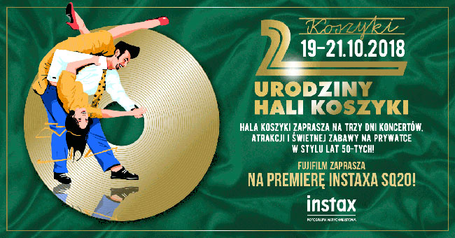 Premiera instaxa SQ20 podczas 2. urodzin Hali Koszyki