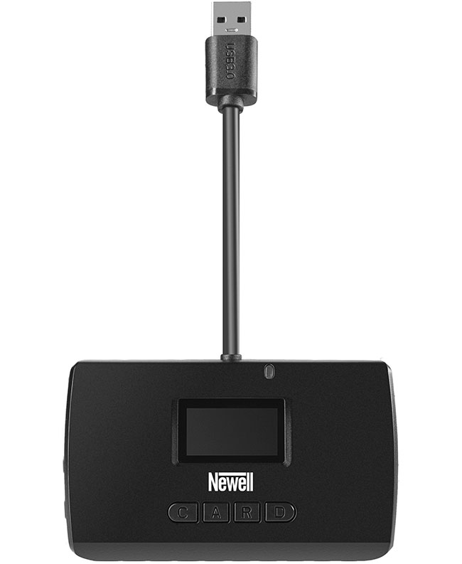 Czytnik kart pamici Newell z funkcj No-PC backup i Recovery