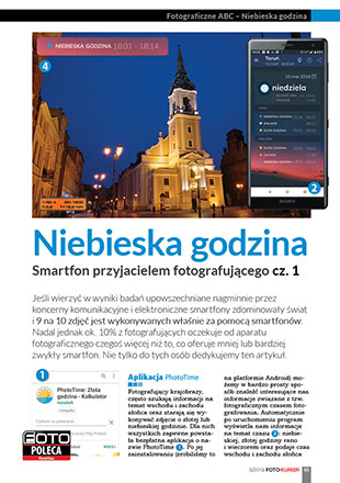 Niebieska godzina - smartfon przyjacielem fotografujcego cz. 1