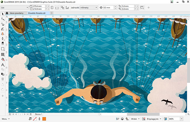 CorelDRAW Graphics Suite 2019 - projektowanie równie z poziomu aplikacji webowej