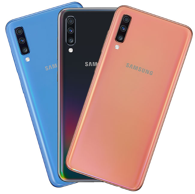 Nowy Samsung Galaxy A70 z 32-milionowymi aparatami i trzema obiektywami