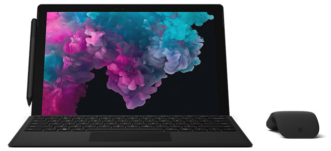 Surface Pro 6 – innowacyjno w kolorze czerni