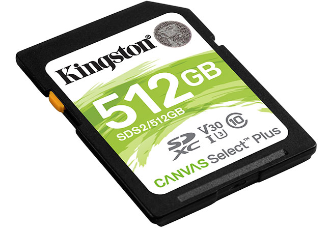 Kingston microSD i SD Canvas Select Plus