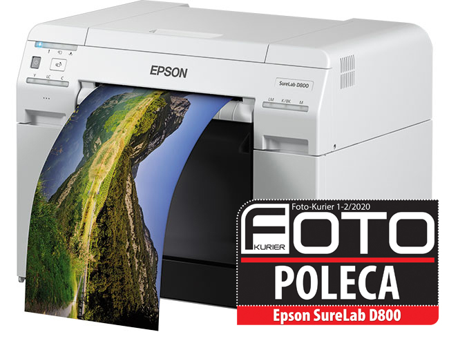 TEST Epson SureLab D800 - test z Foto-Kuriera 1-2/2020